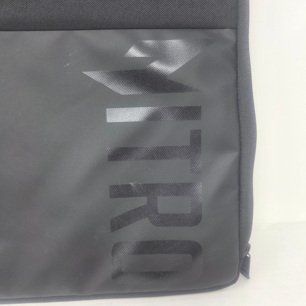 Nitro Laptop Sleeve 15 in Unisex OS Black Padded Tonal Logo Minimalist Tech 928